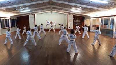 The Gap Junior Class in their new hall at Ashgrove.