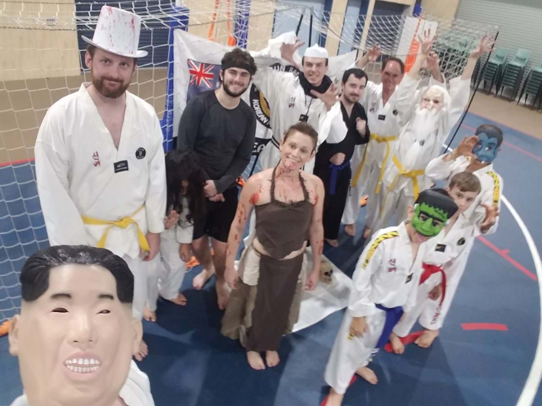 Jamboree Heights Hts Halloween TKD Taekwondo Lessons Kids Adult Costumes Hapkido Kumdo Martial Arts