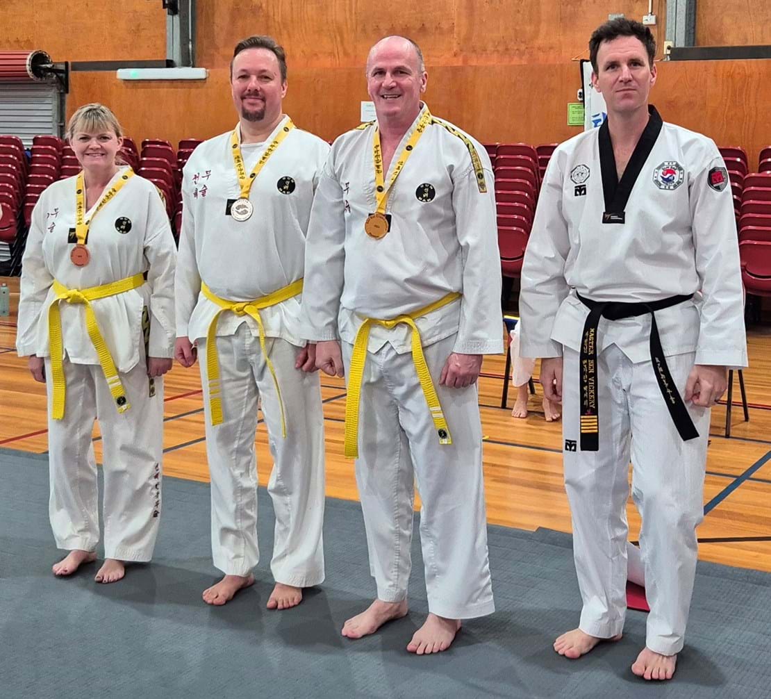 Sun Bae Korean Martial Art - Taekwondo Championship - Patterns, High Kick, Power Breaking, Roof Tiles, Kukkiwon, WT - World Taekwondo, Australia, Brisbane, Centres locations at Kenmore, Newmarket, The Gap, Middle Park, Mt Gravatt, Toowoomba, Grandmaster Bradley Tatnell. competition, white belt, yellow belt, blue belt, red belt, black belt, children, adults, male, female.