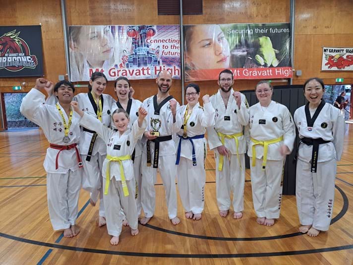 Club Champions, Team Kenmore, Sun Bae Korean Martial Art - Taekwondo Championship - Patterns, High Kick, Power Breaking, Roof Tiles, Kukkiwon, WT - World Taekwondo, Australia, Brisbane, Centres locations at Kenmore, Newmarket, The Gap, Middle Park, Mt Gravatt, Toowoomba, Grandmaster Bradley Tatnell. competition, white belt, yellow belt, blue belt, red belt, black belt, children, adults, male, female.