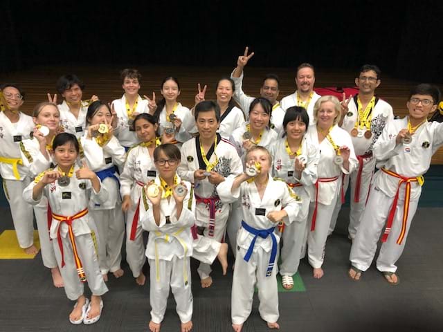 , black belt, children, adults, male, female.