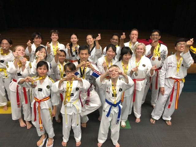 , black belt, children, adults, male, female.