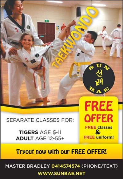 Sun Bae Korean Martial Arts Middle Park Free Tryout & Free Uniform!