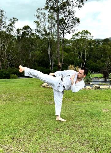 Coach at Sun Bae Korean Martial Arts Instructor Brendan Whish Taekwondo Hapkido Kumdo 