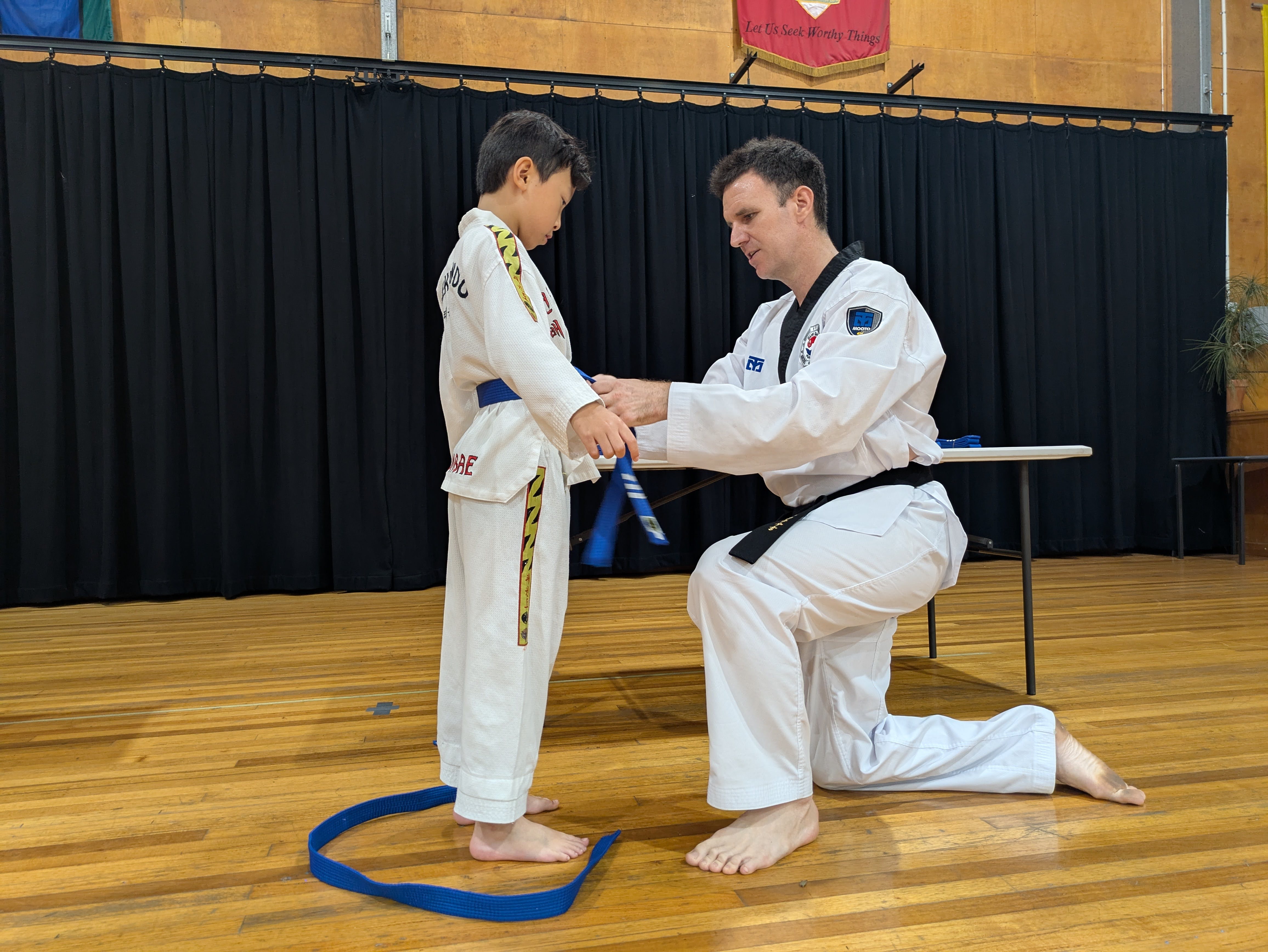 Children's martial arts, taekwondo, grading, Mt Gravatt, self-defense