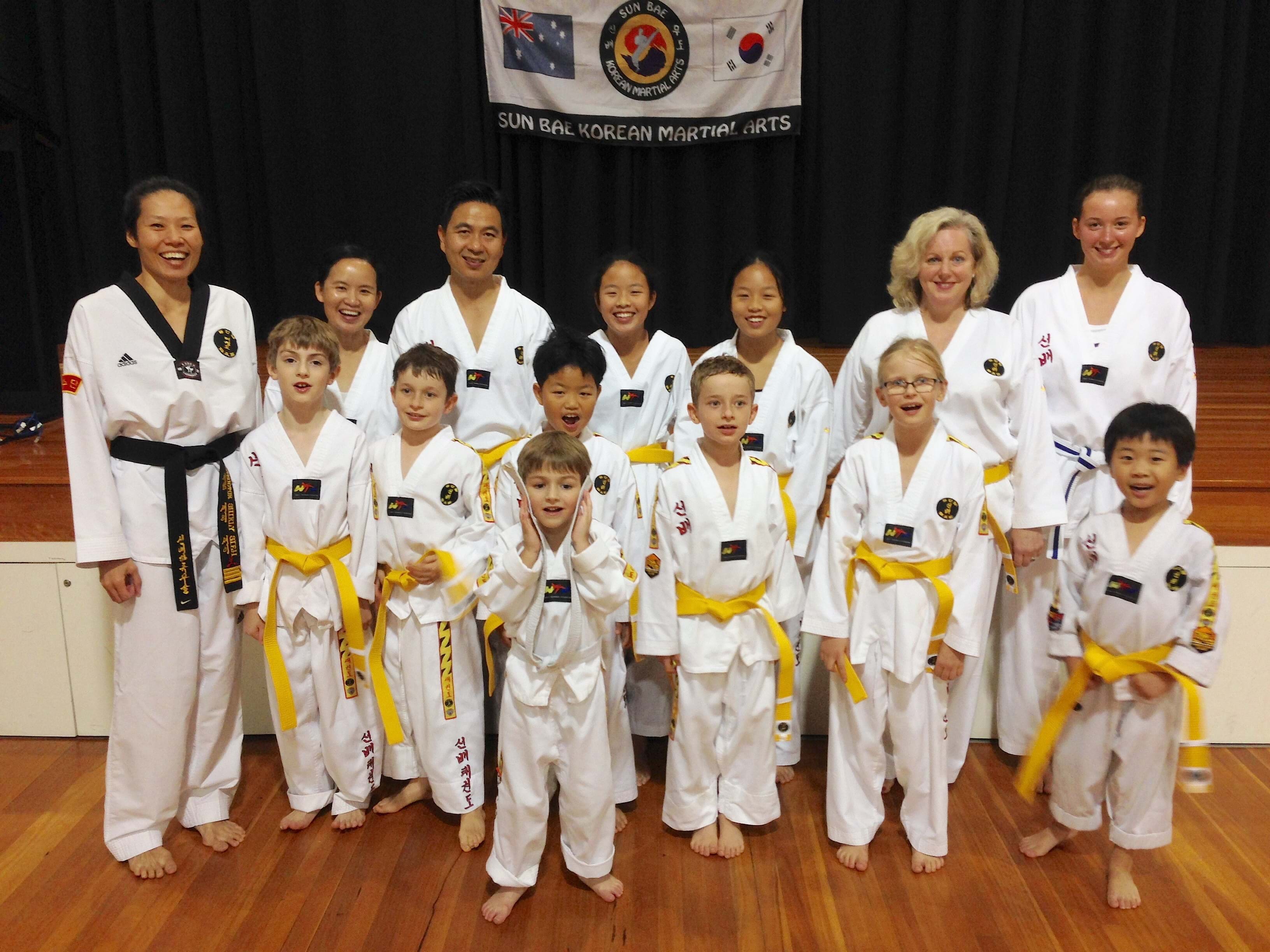 Kenmore Yellow (9th Gup) belts