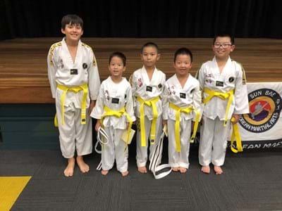Sun Bae Kenmore Taekwondo Grading