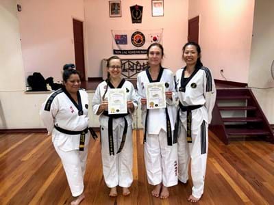 Black belt grading and new joinings