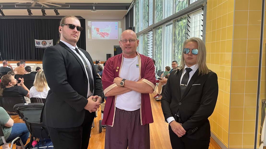 Master Bradley is with...