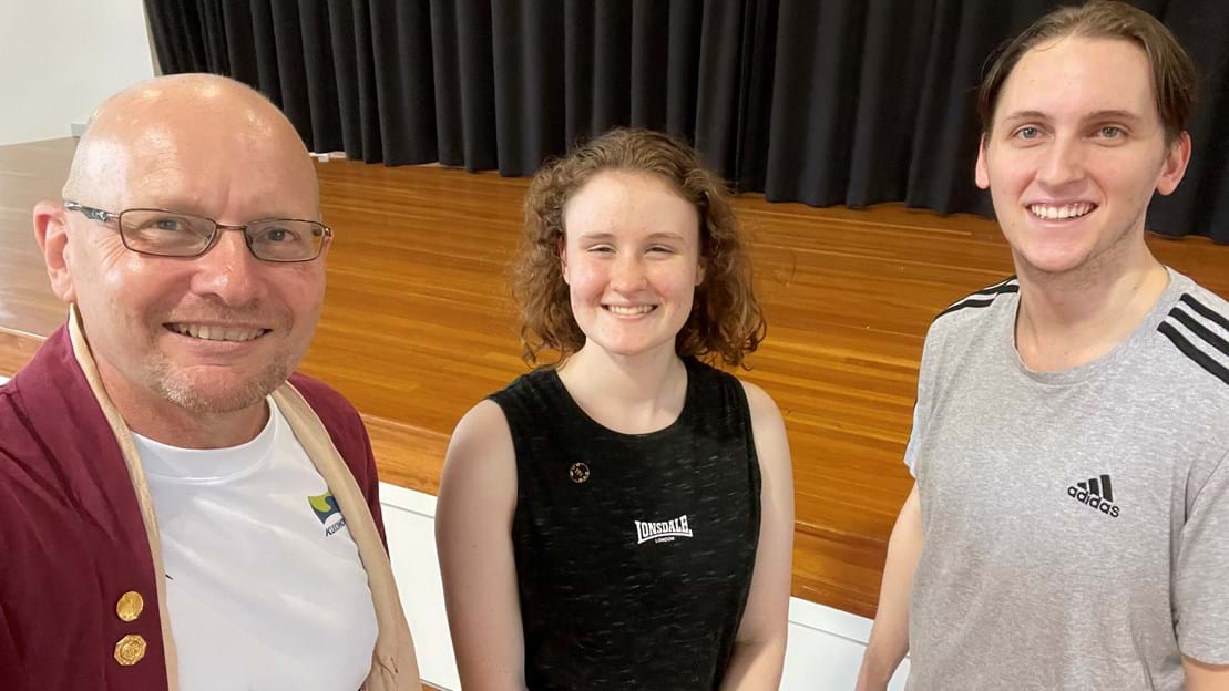 Master Bradley is with...