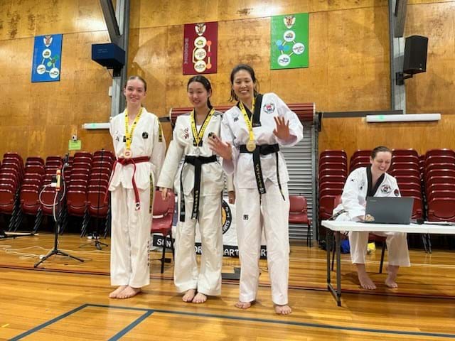 Sun Bae Korean Martial Art - Taekwondo Championship - Patterns, High Kick, Power Breaking, Roof Tiles, Kukkiwon, WT - World Taekwondo, Australia, Brisbane, Centres locations at Kenmore, Newmarket, The Gap, Middle Park, Mt Gravatt, Toowoomba, Grandmaster Bradley Tatnell. competition, white belt, yellow belt, blue belt, red belt, black belt, children, adults, male, female.