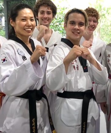 Coach at Sun Bae Korean Martial ArtsInstructor Shirly Sieh Taekwondo Hapkido Kumdo