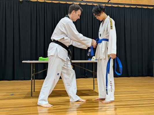 Children's martial arts, taekwondo, grading, Mt Gravatt, self-defense