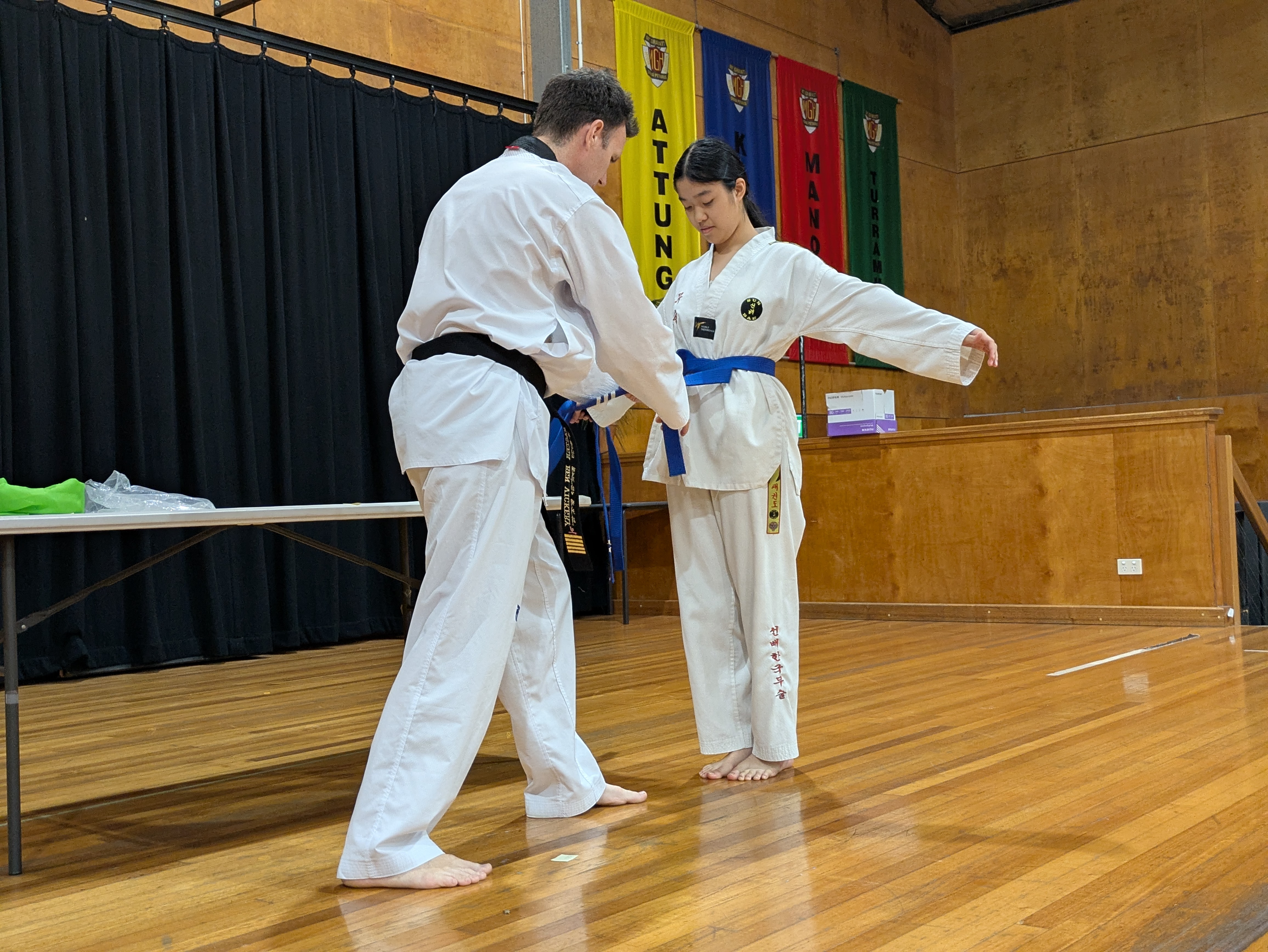 Children's martial arts, taekwondo, grading, Mt Gravatt, self-defense