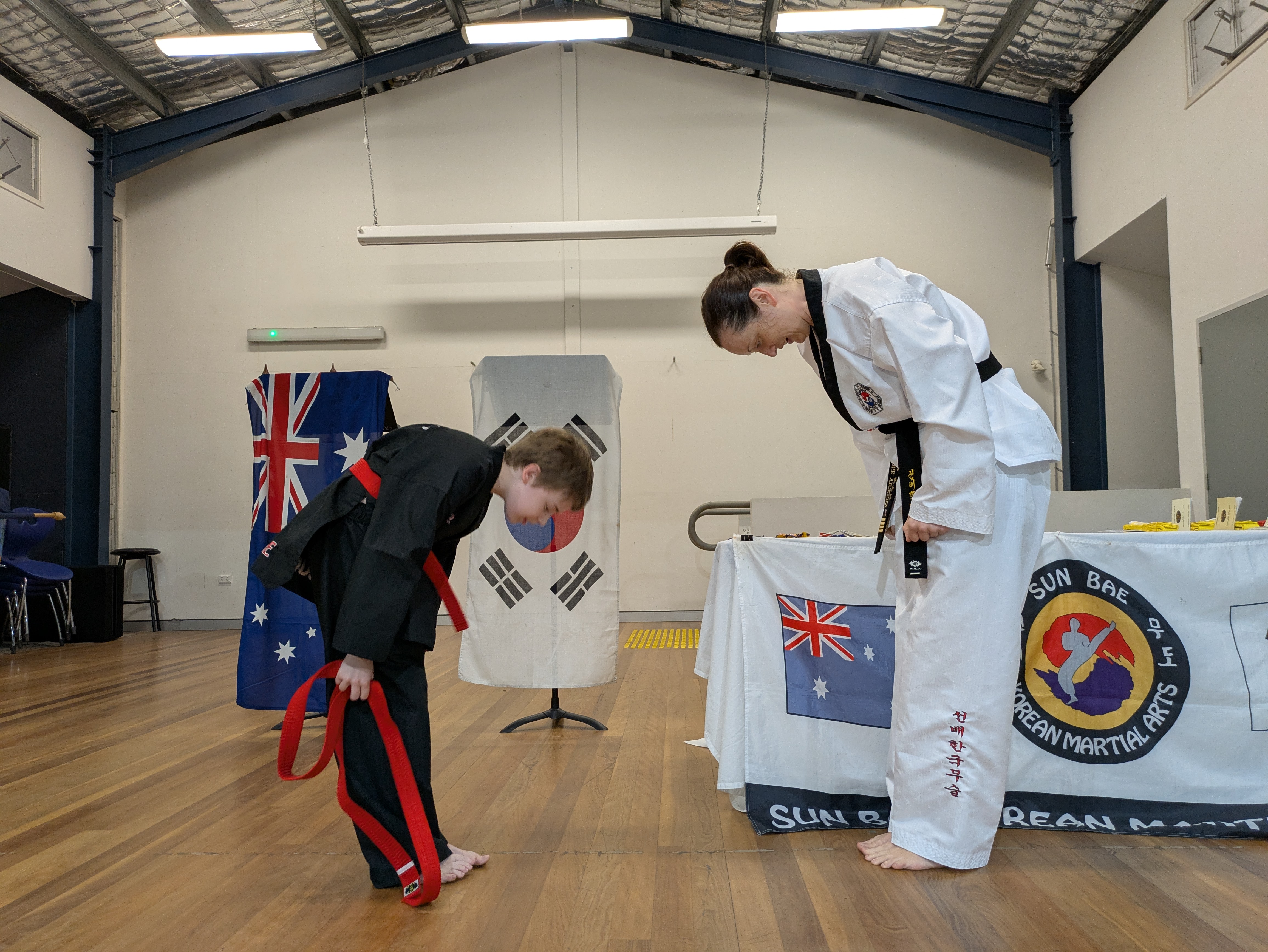 Sun Bae Taekwondo, taekwondo, lady’s self-defense, lady’s martial arts, children's martial arts, family martial arts, grading, The Gap, self-defense