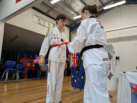 Sun Bae Taekwondo, taekwondo, lady’s self-defense, lady’s martial arts, children's martial arts, family martial arts, grading, The Gap, self-defense