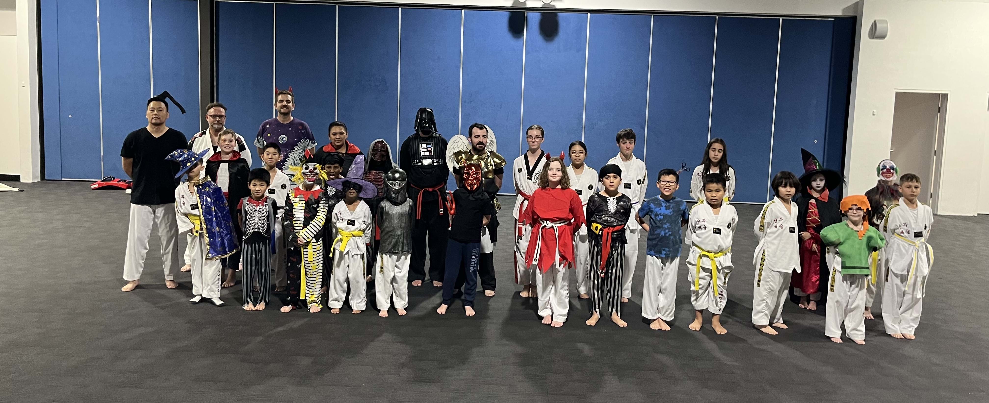 Middle Park Halloween TKD Taekwondo Lessons Kids Adult Costumes Hapkido Kumdo Martial Arts
